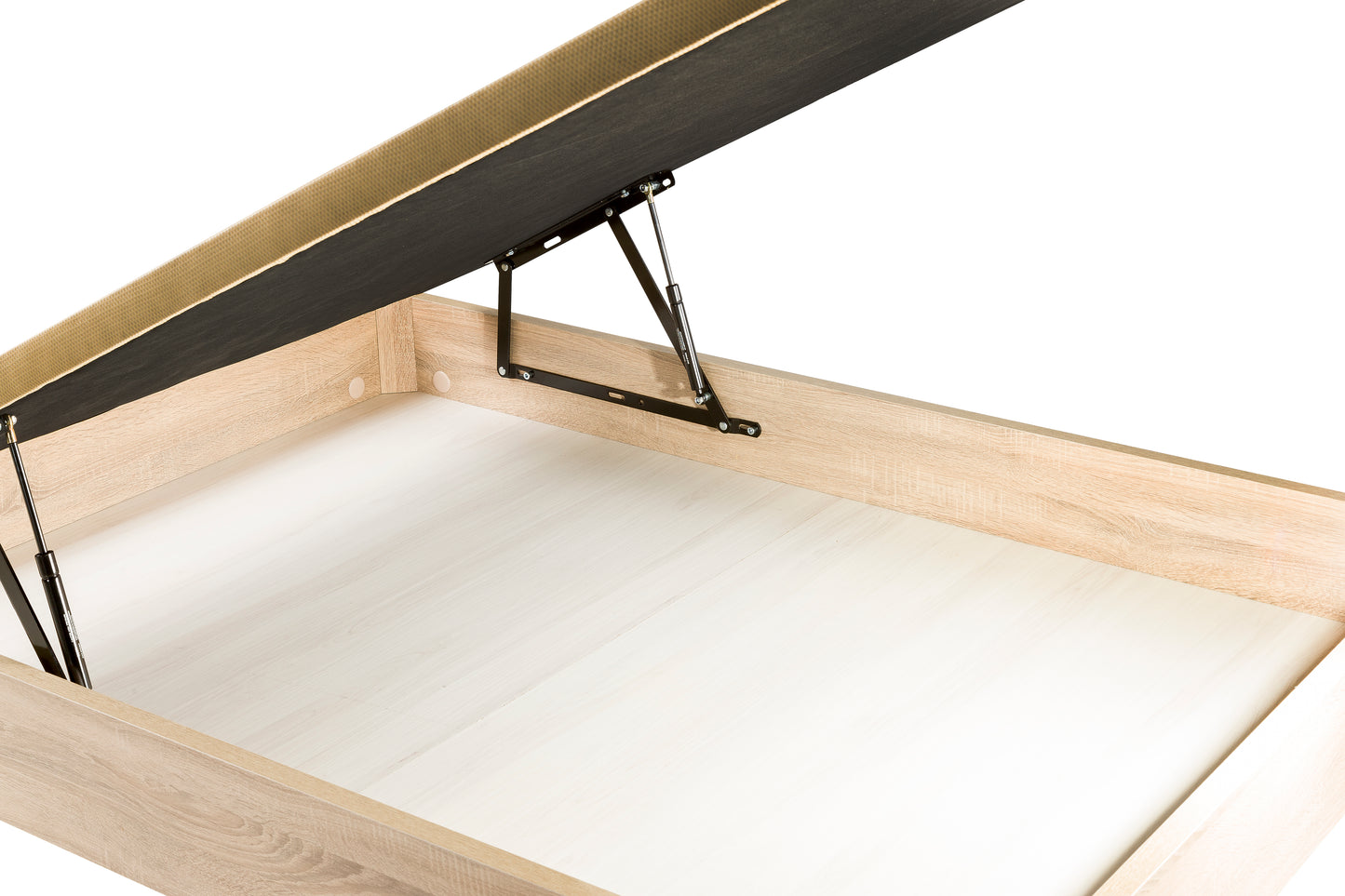 Canapé de elevado STYLE color ROBLE CAMBRIAN. Apto para robot de limpieza.