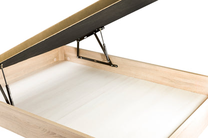 Canapé de elevado STYLE color ROBLE CAMBRIAN. Apto para robot de limpieza.